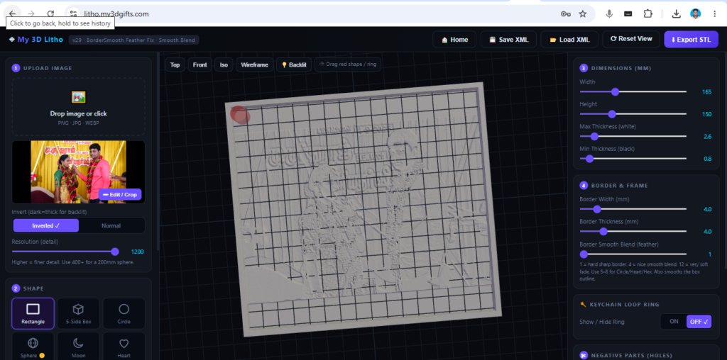 new free ithophane website